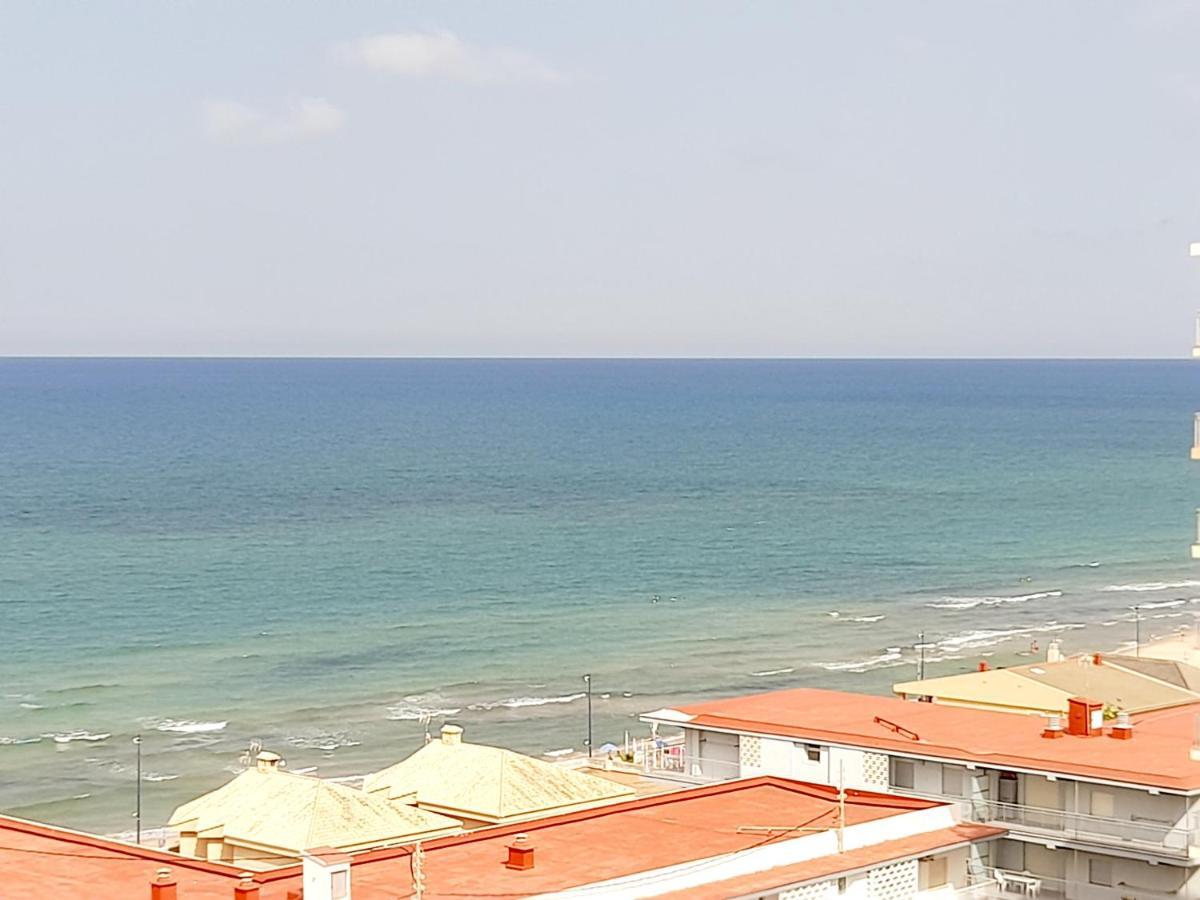 Apartamento Vistas Al Mar, 11 Planta, 50M Playa!! Miramar Eksteriør billede