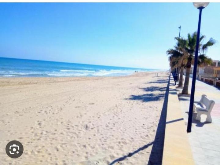 Apartamento Vistas Al Mar, 11 Planta, 50M Playa!! Miramar Eksteriør billede