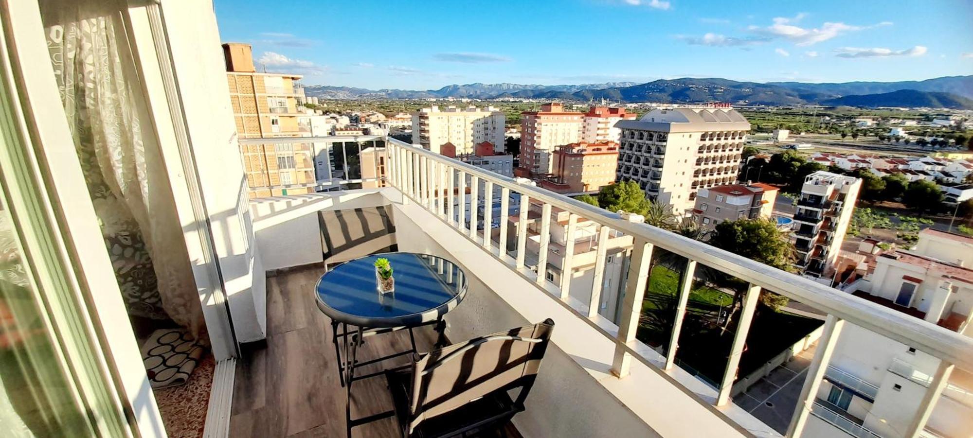 Apartamento Vistas Al Mar, 11 Planta, 50M Playa!! Miramar Eksteriør billede