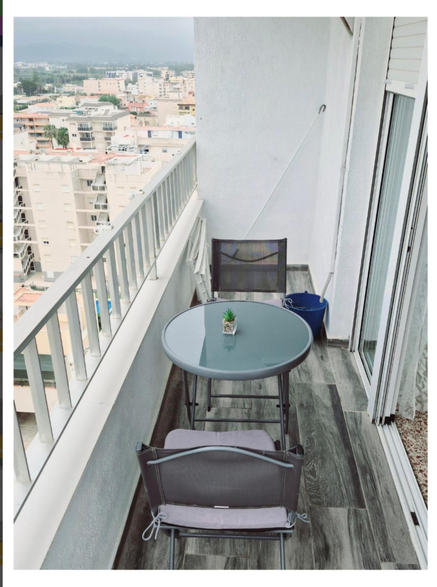 Apartamento Vistas Al Mar, 11 Planta, 50M Playa!! Miramar Eksteriør billede